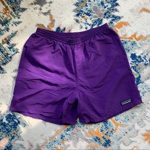 Patagonia Dark Purple Nylon Shorts Sz S